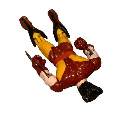 1991 Toy Biz Marvel Super Heroes Wolverine version 1 Loose Action Figure X-Men - Picture 7 of 9